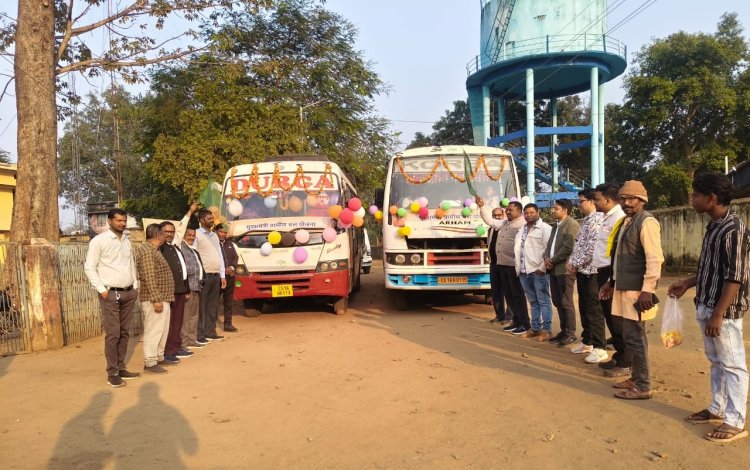 भरतपुर में नई ग्रामीण बस सेवा शुरू