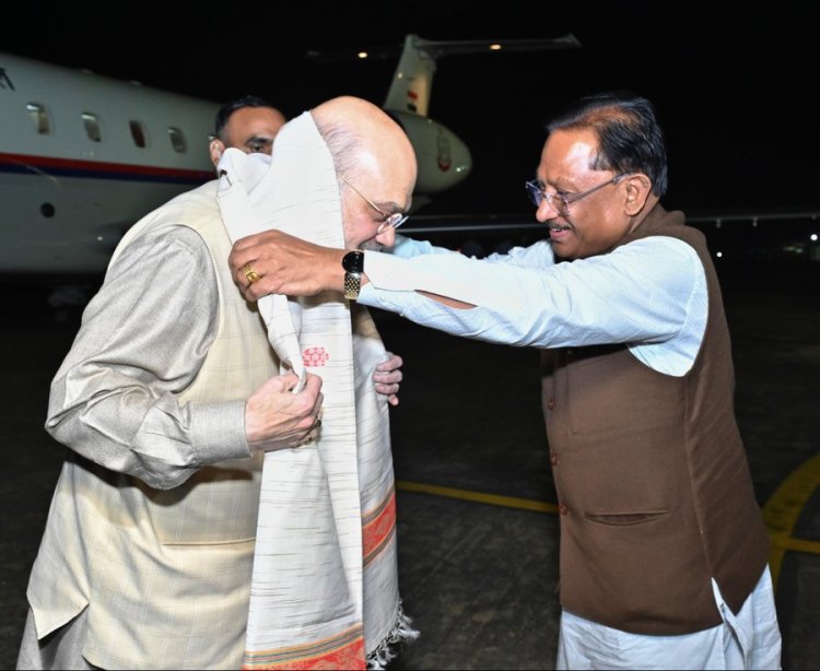 माननीय केंद्रीय गृह मंत्री श्री अमित शाह जी का छत्तीसगढ़ की पावन भूमि में हार्दिक स्वागत एवं अभिनंदन...